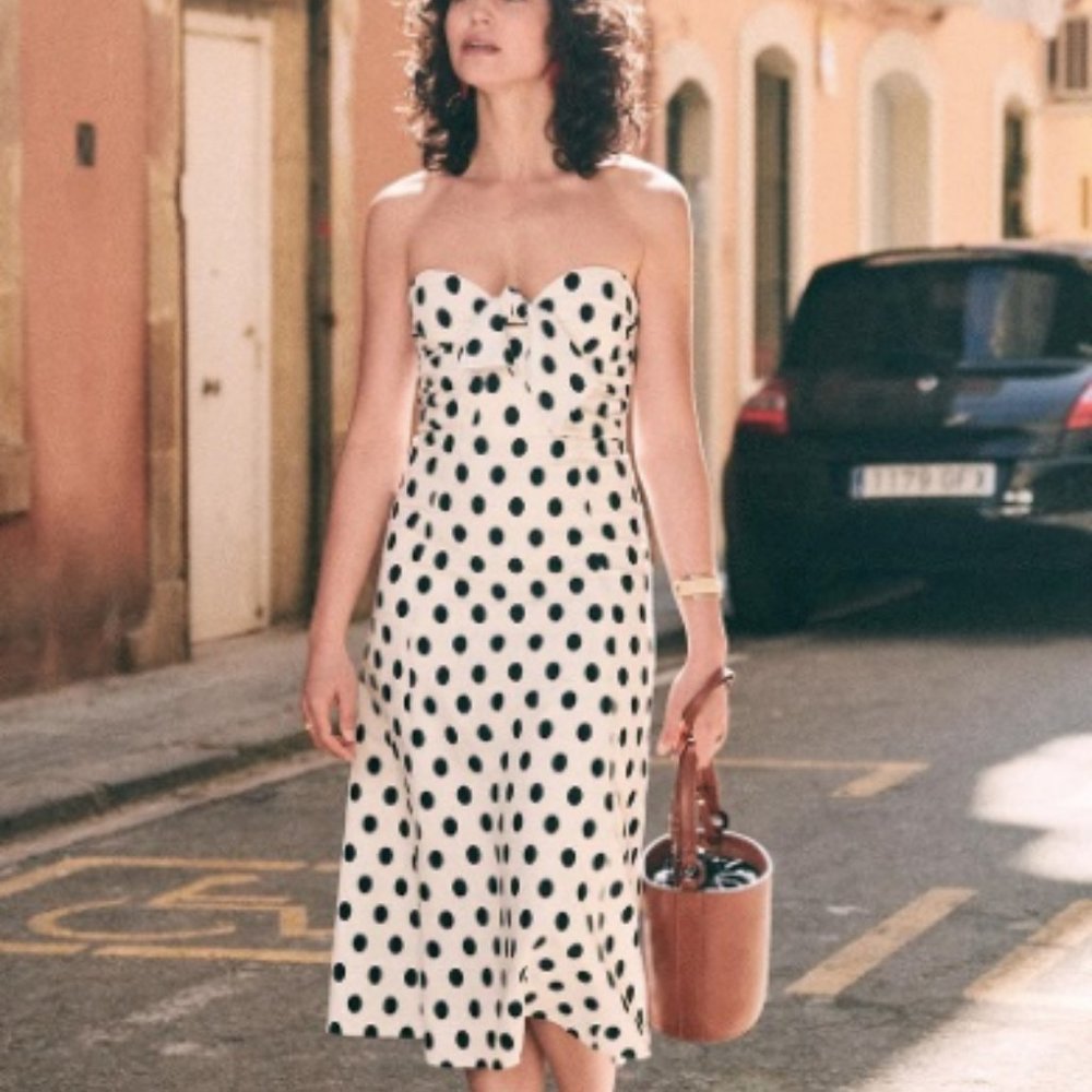 NWT Sezane Polka Dot Dress